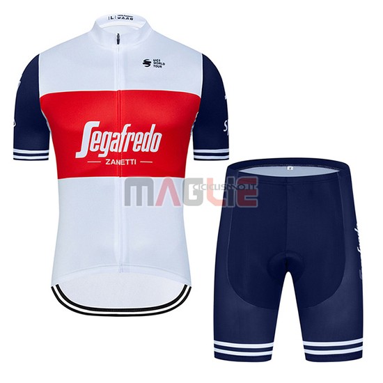 Maglia Segafredo Zanetti Manica Corta 2020 Bianco Rosso - Clicca l'immagine per chiudere